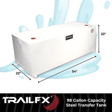 TrailFX 21098SW transfer tank dimension view