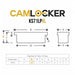 camlocker KS71LPRL saddle box dimension view  