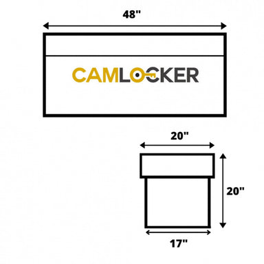 camlocker RV48MB all purpose chest dimension view