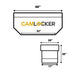 camlocker RV60BLMB all purpose chest dimension view