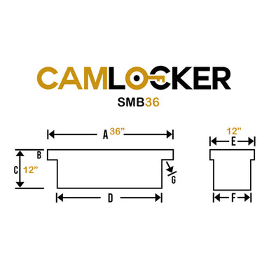 camlocker SMB48MB lo side box dimension view