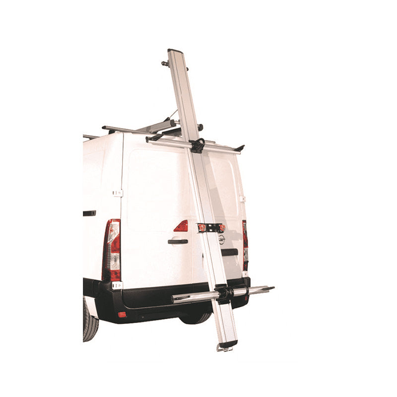 cargo ease g2000 maxi harrier ladder rack with pole side view