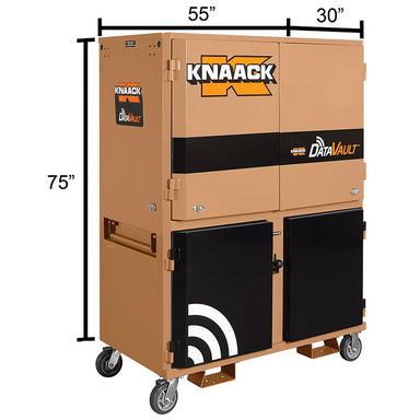 knaack 118-01 jobsite box dimension view