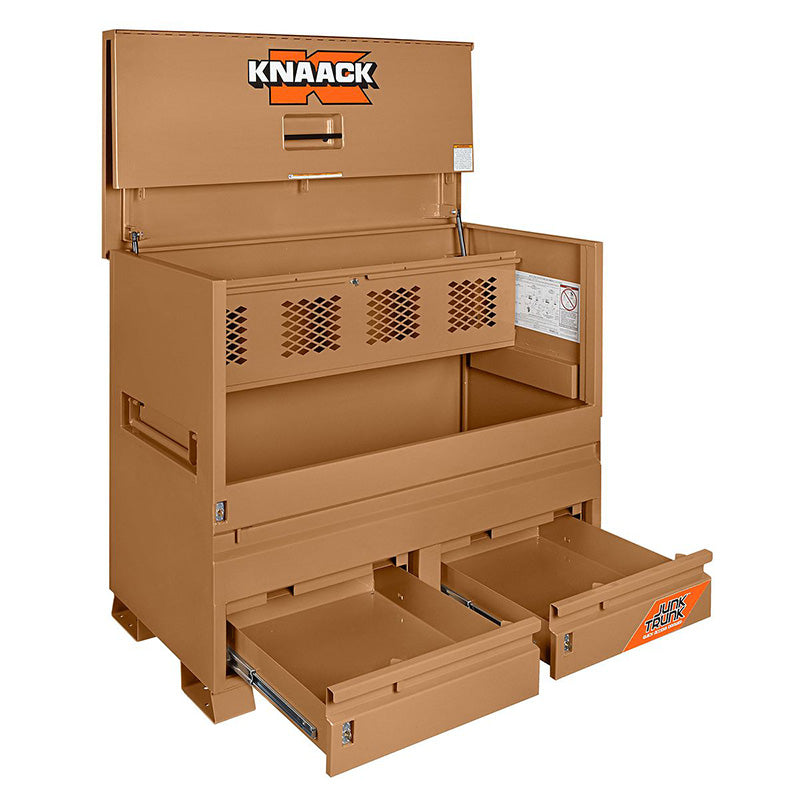 knaack 89-d jobsite box opened view