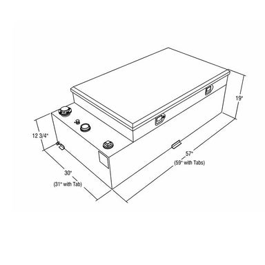 rds 71788 transfer tank dimension view