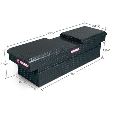 weather guard 124-5-01 gull wing box dimension view