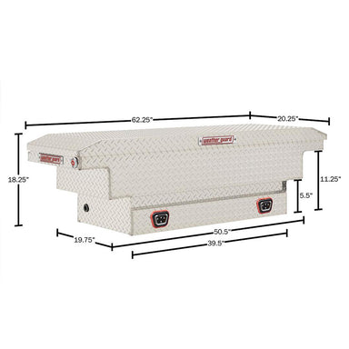 weather guard 137-0-04 saddle box dimension view