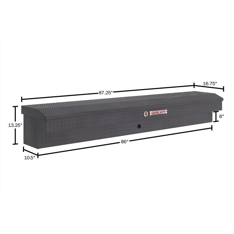 weather guard 164-6-04 lo-side box dimension view