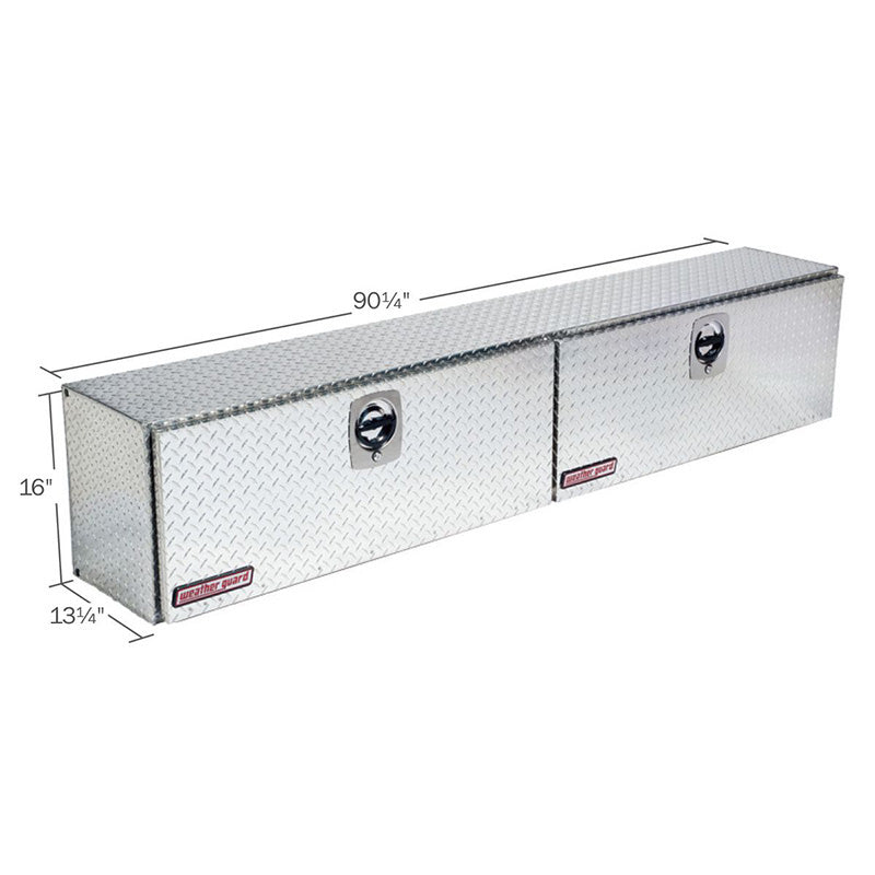 weather guard 390-0-02 hi-side box dimension view