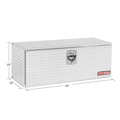 weather guard 648-0-02 under bed box dimension view